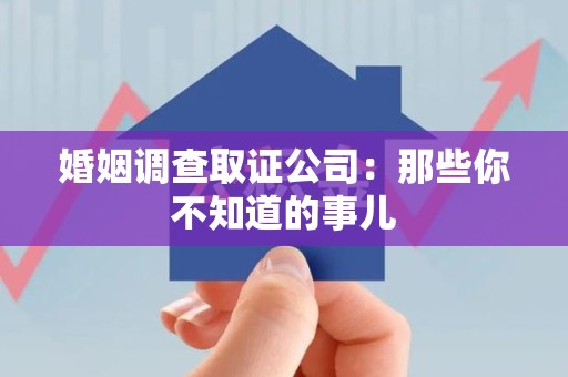 涵江婚姻调查取证公司：那些你不知道的事儿