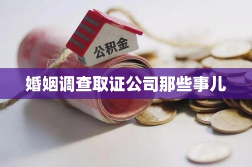 涵江婚姻调查取证公司那些事儿