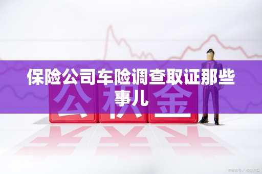 涵江保险公司车险调查取证那些事儿