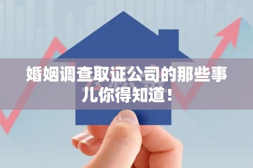 涵江婚姻调查取证公司的那些事儿你得知道！