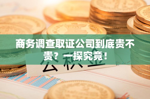 涵江商务调查取证公司到底贵不贵？一探究竟！