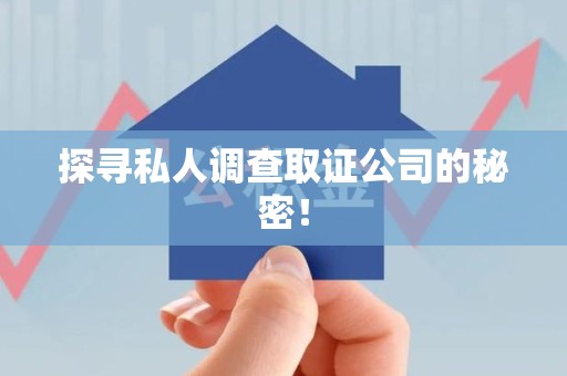 涵江探寻私人调查取证公司的秘密！