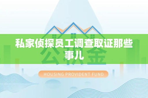 涵江私家侦探员工调查取证那些事儿