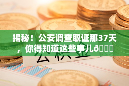涵江揭秘！公安调查取证那37天，你得知道这些事儿😎